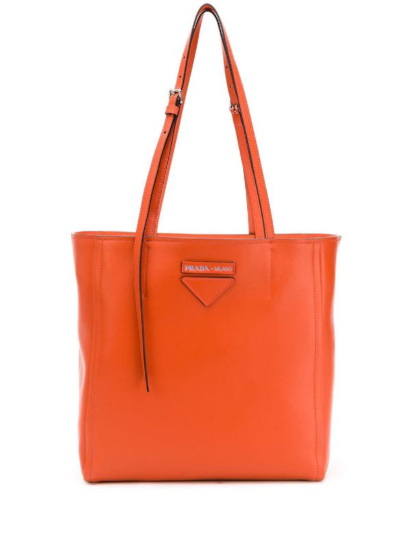 prada orange handbag