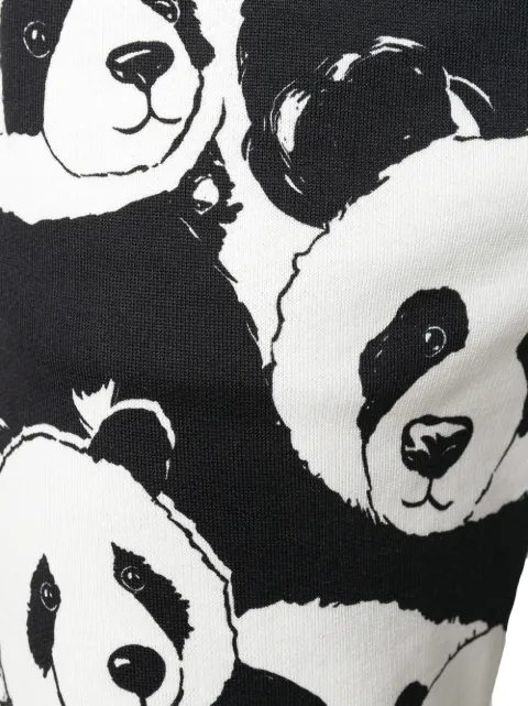 DOLCE & GABBANA PANDA PRINT TRACK PANTS