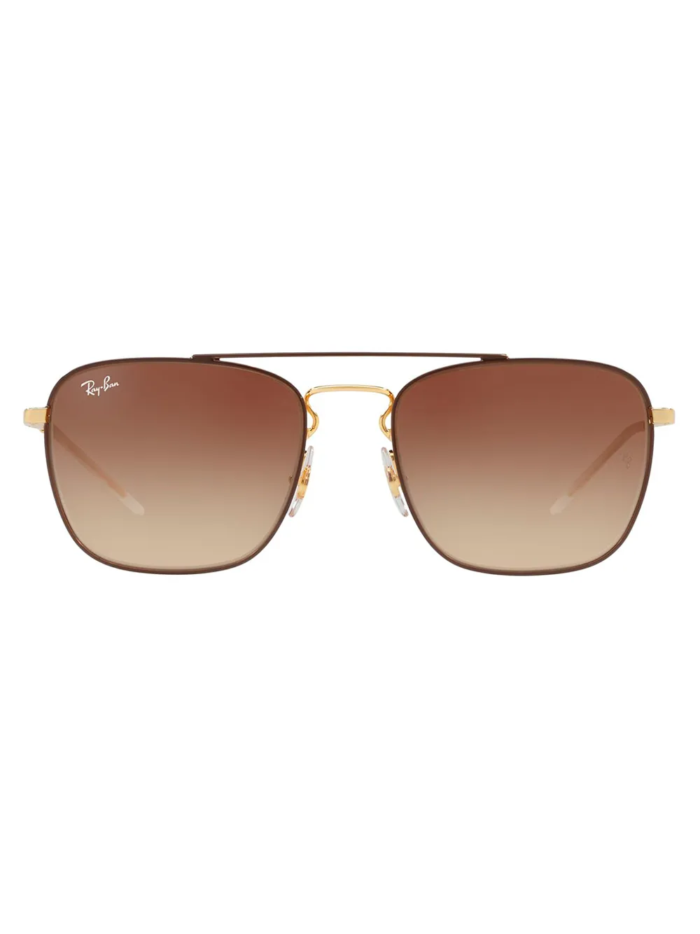 Ray-Ban lentes de sol con armazón cuadrada - Dorado