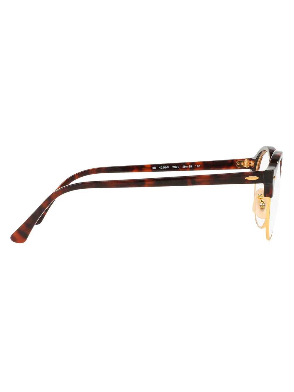 Ray-Ban Bril met rond montuur Zwart