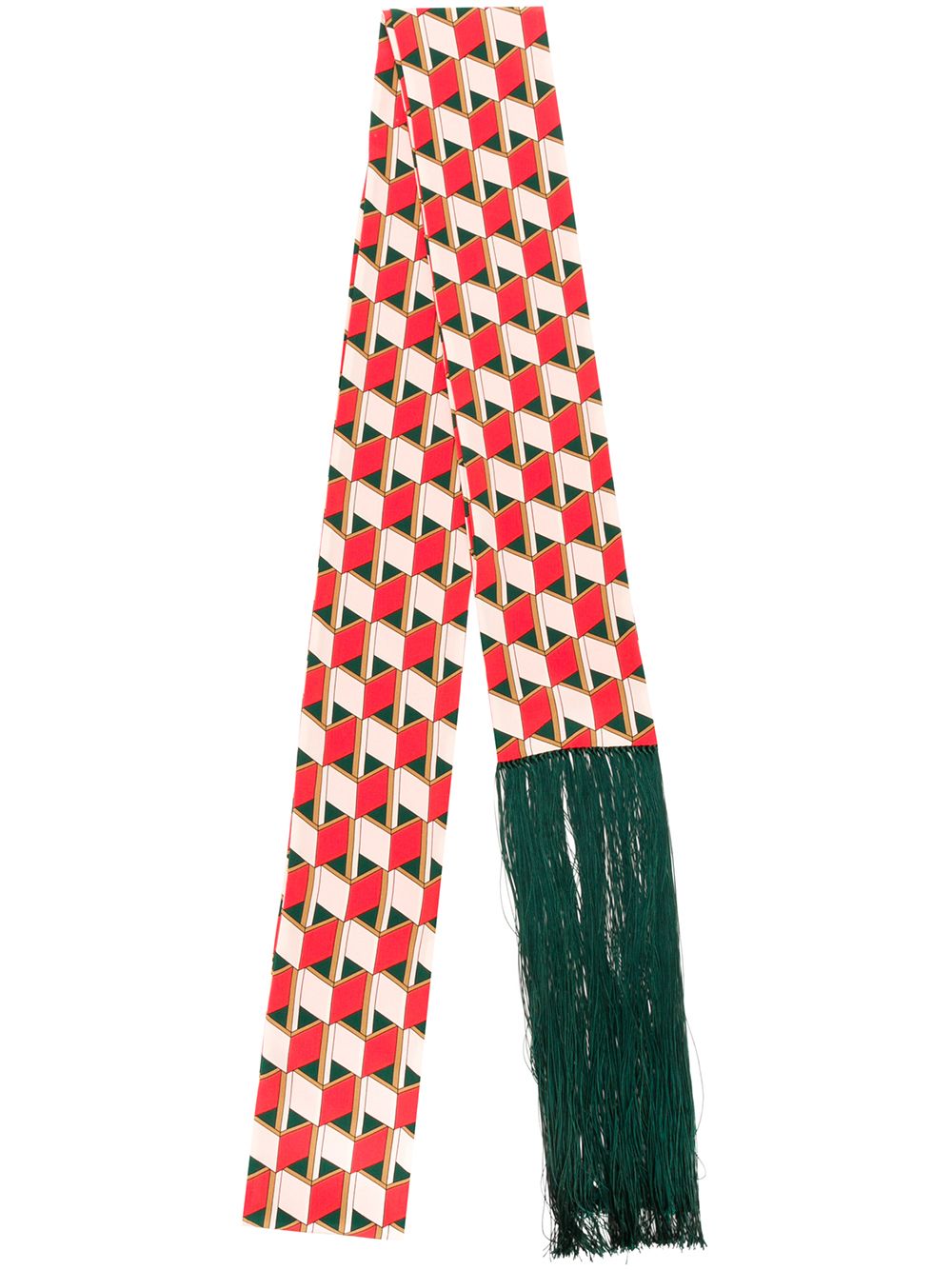 фото Gucci шарф с геометрическим принтом