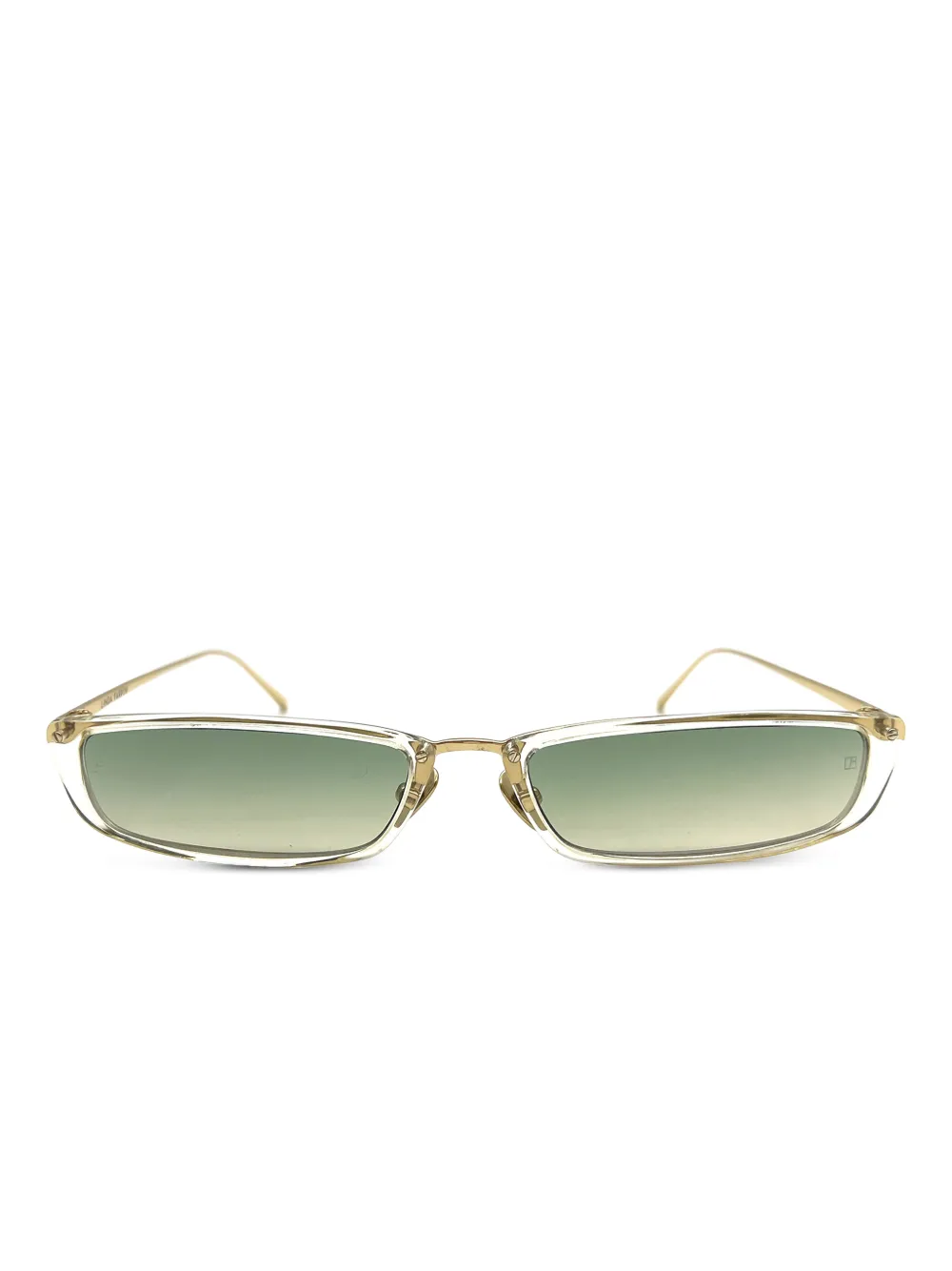 Linda Farrow rectangular-frame sunglasses | Gold | Image 1