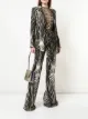 Image 2 of Christian Siriano zebra print flared trousers