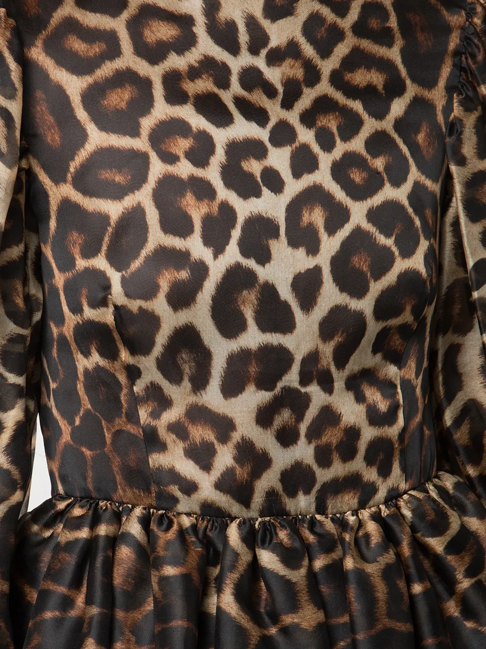 christian siriano leopard dress