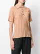 Acne Studios リブニット ポロトップ
