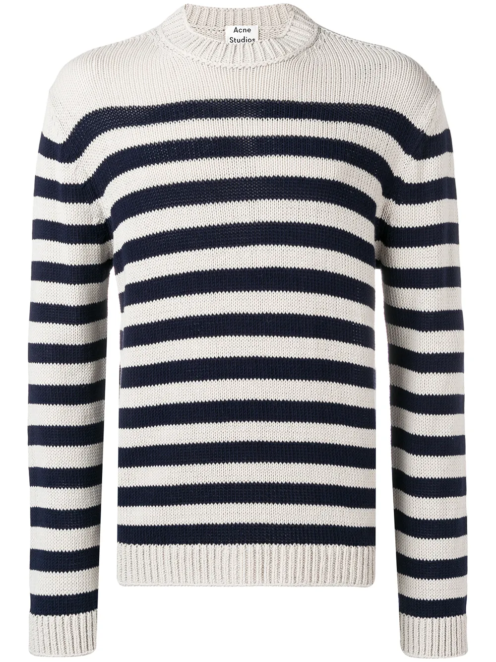 

Acne Studios suéter a rayas bretonas - Azul