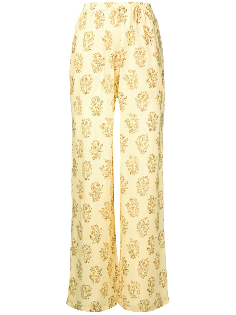 

Acne Studios pantalones estilo pijama estampados - Amarillo