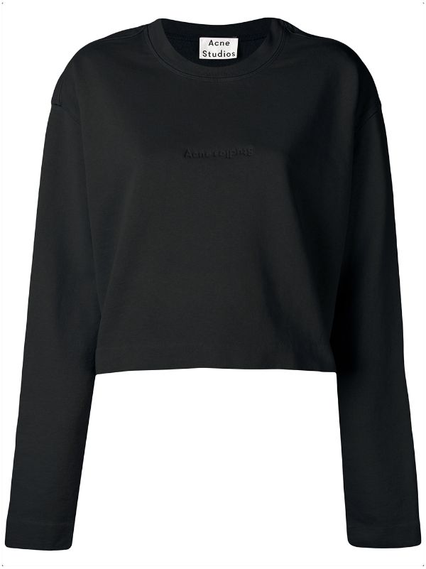 acne cropped sweatshirt