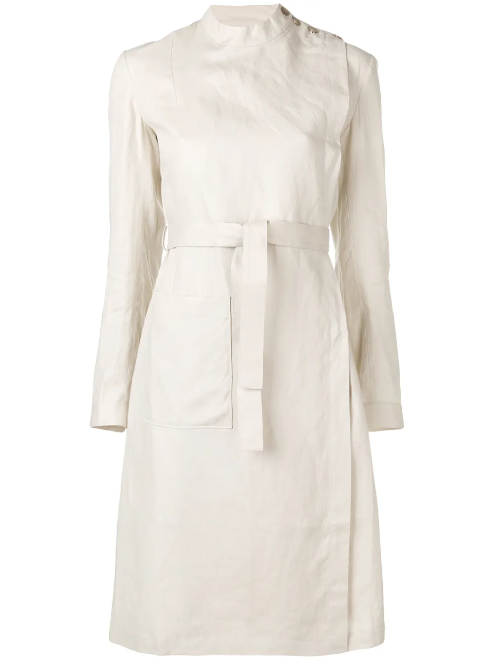 robe à taille ceinturée