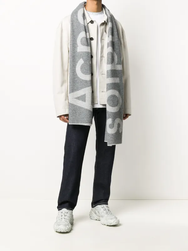 Acne Studios Logo Jacquard Scarf 2025 | ciclica.eu