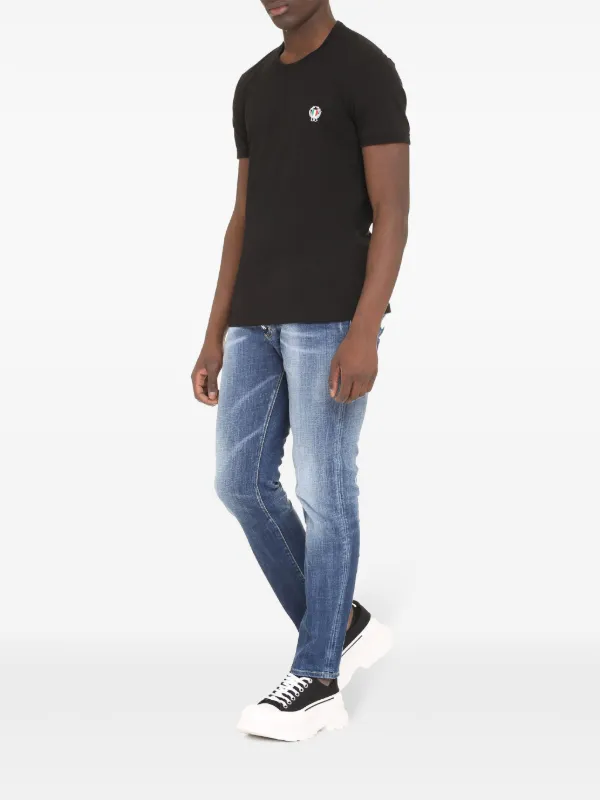 Dolce & Gabbana Embroidered T-shirt | Black | FARFETCH