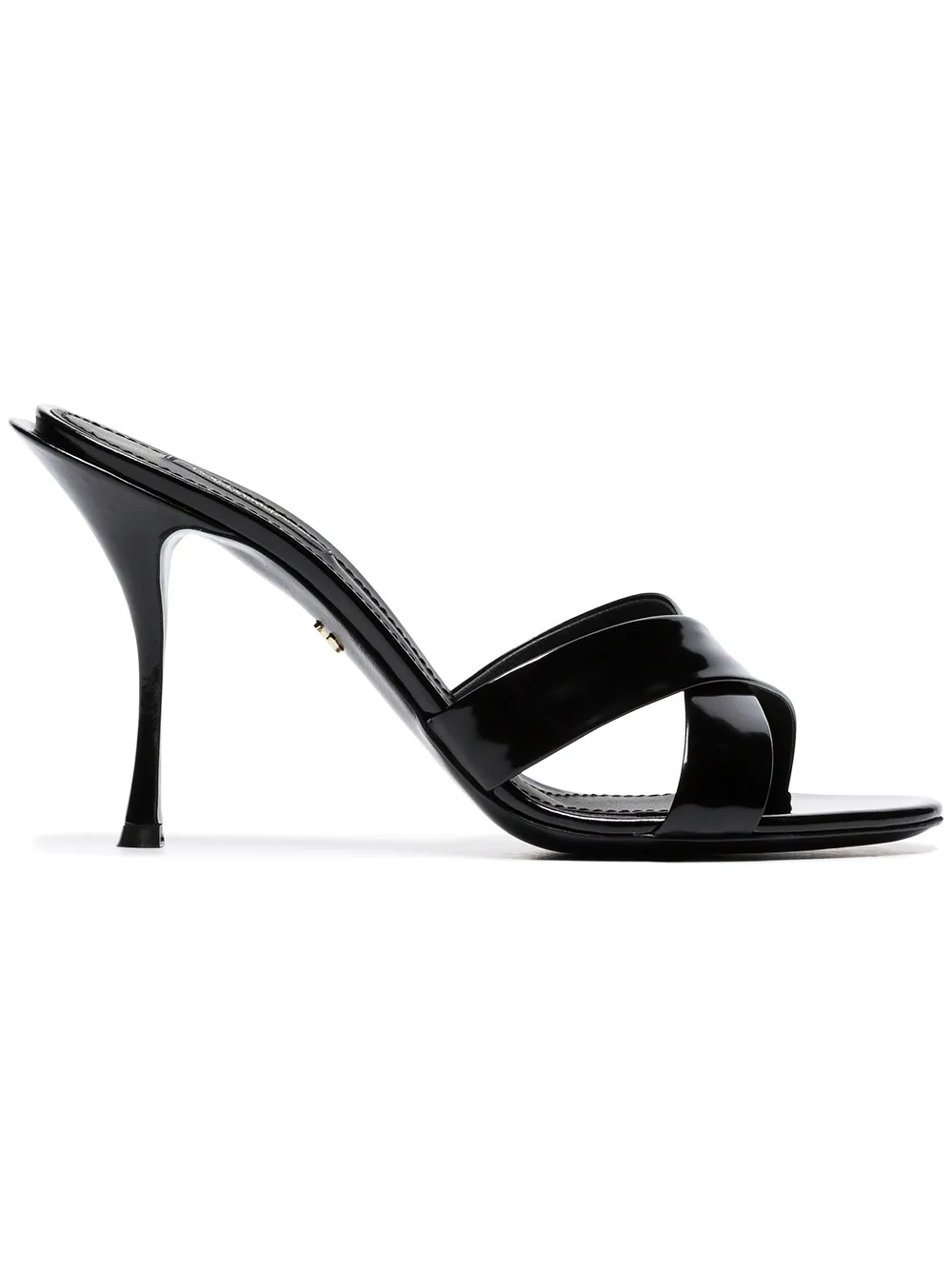Imagem 1 de Dolce & Gabbana Mule 90 de couro envernizado