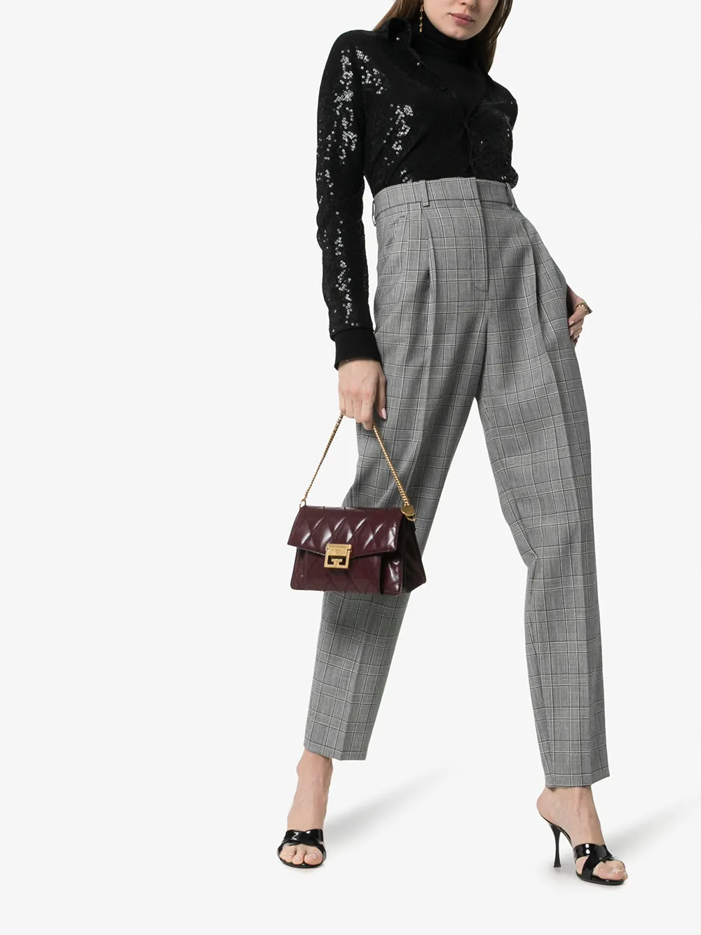 Imagem 2 de Dolce & Gabbana Mule 90 de couro envernizado