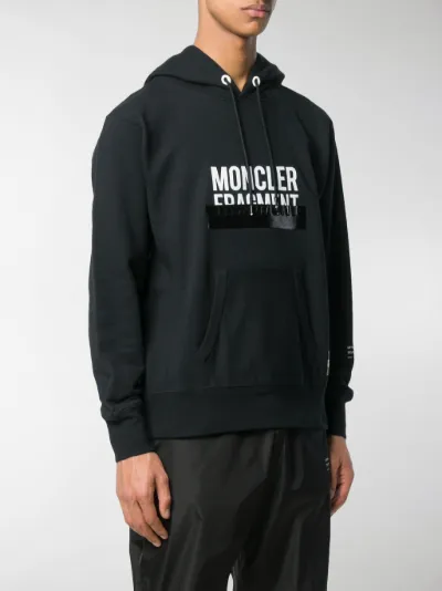 Moncler Genius x Fragment contrast logo 