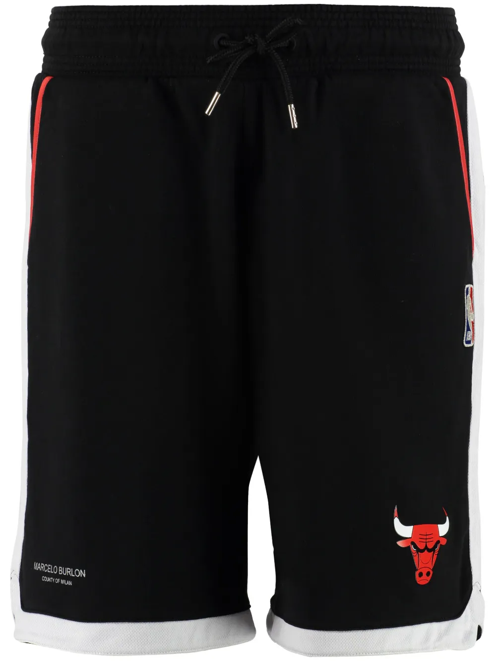 COUNTY OF MILAN 'Chicago Bulls' Shorts - Schwarz
