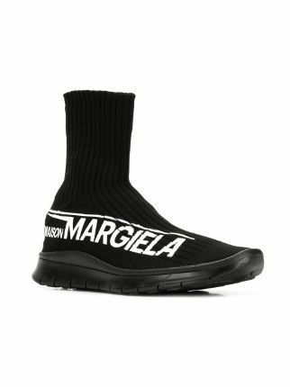 maison margiela knit sneakers