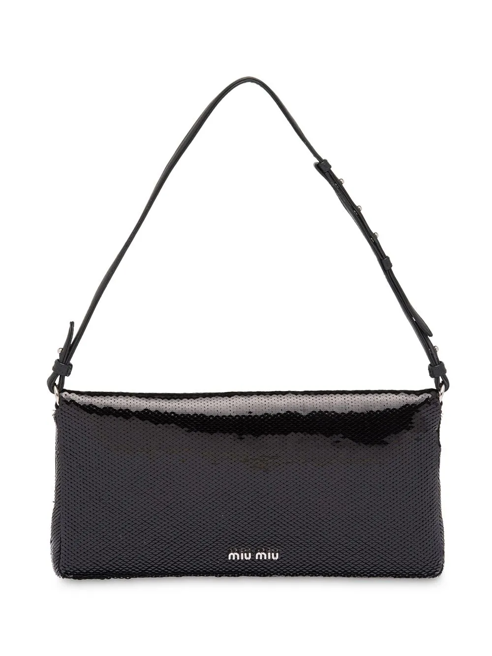 Miu Miu Miu Crystal Sequin Shoulder Bag Farfetch