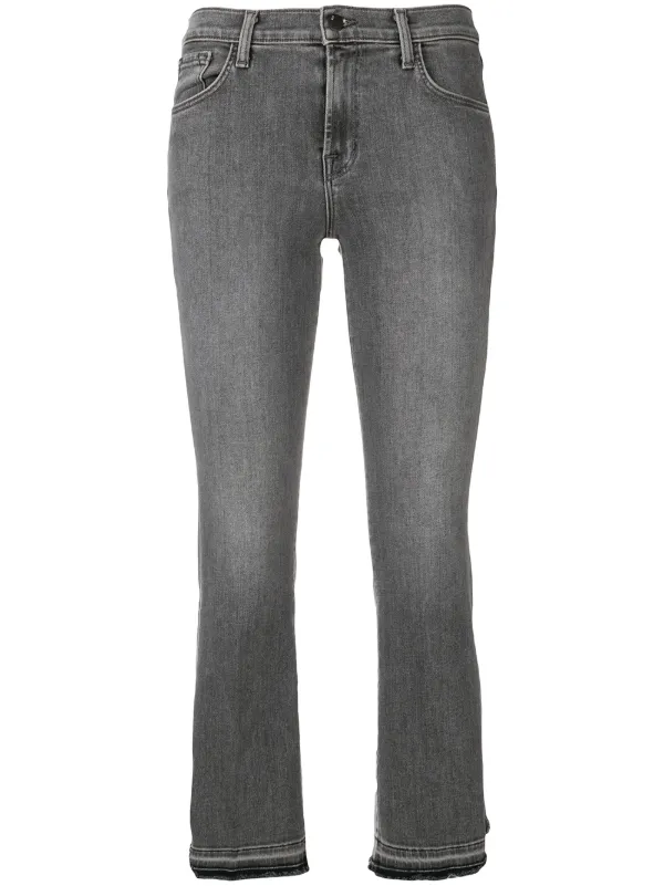 j brand black cropped jeans