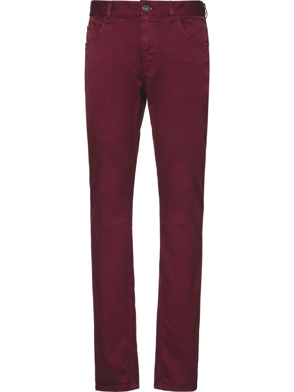фото Prada зауженные брюки с пятью карманами