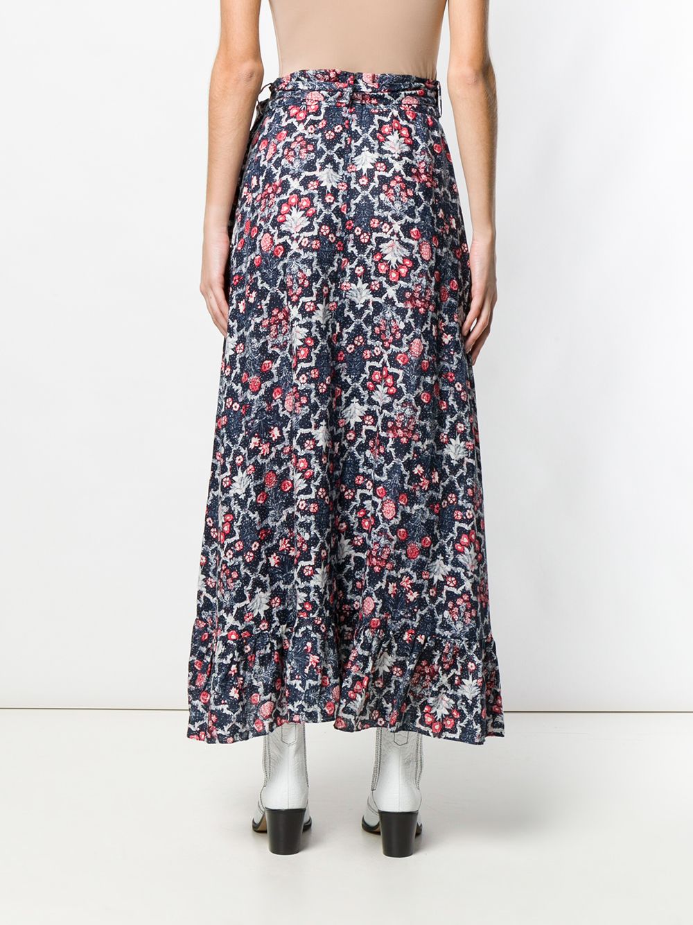 фото Isabel Marant Étoile пышная юбка с цветочным принтом