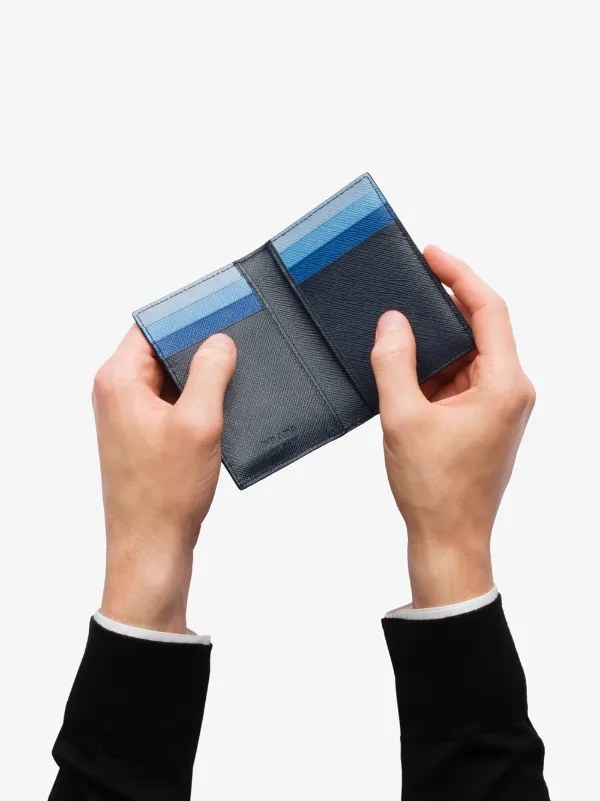 saffiano leather card holder