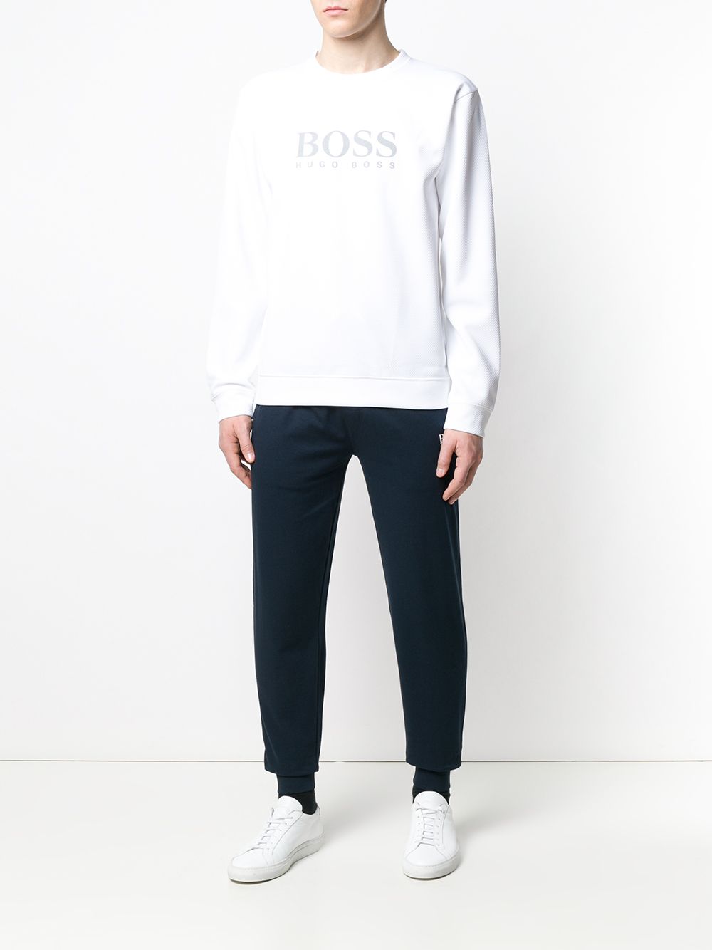 фото Boss Hugo Boss толстовка с принтом логотипа