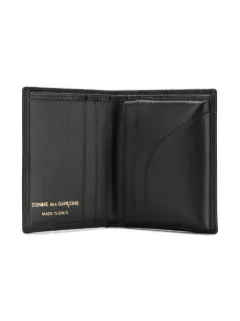 comme des garcons leather card holder