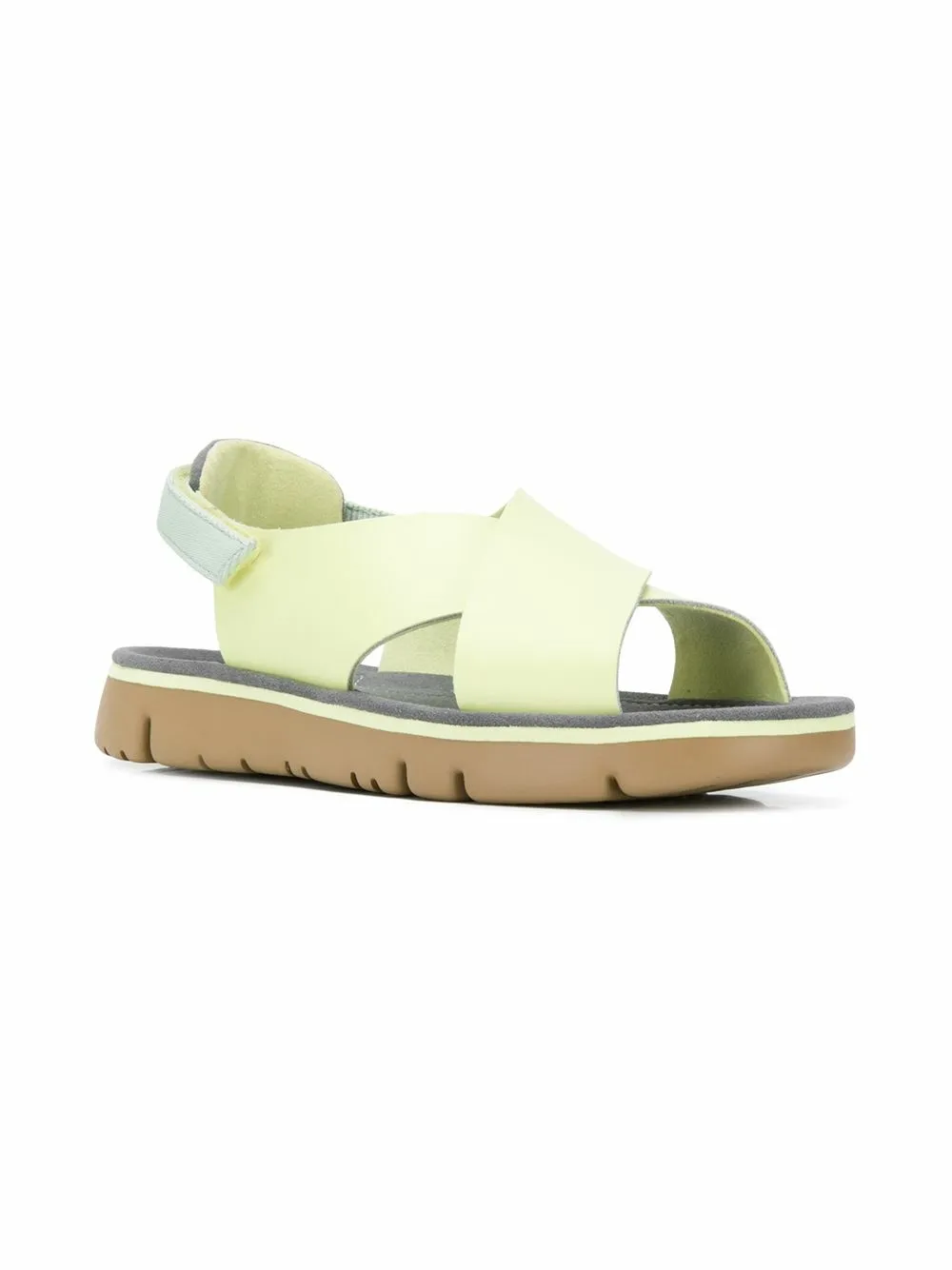 camper yellow sandals