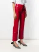 MSGM varnished slim trousers