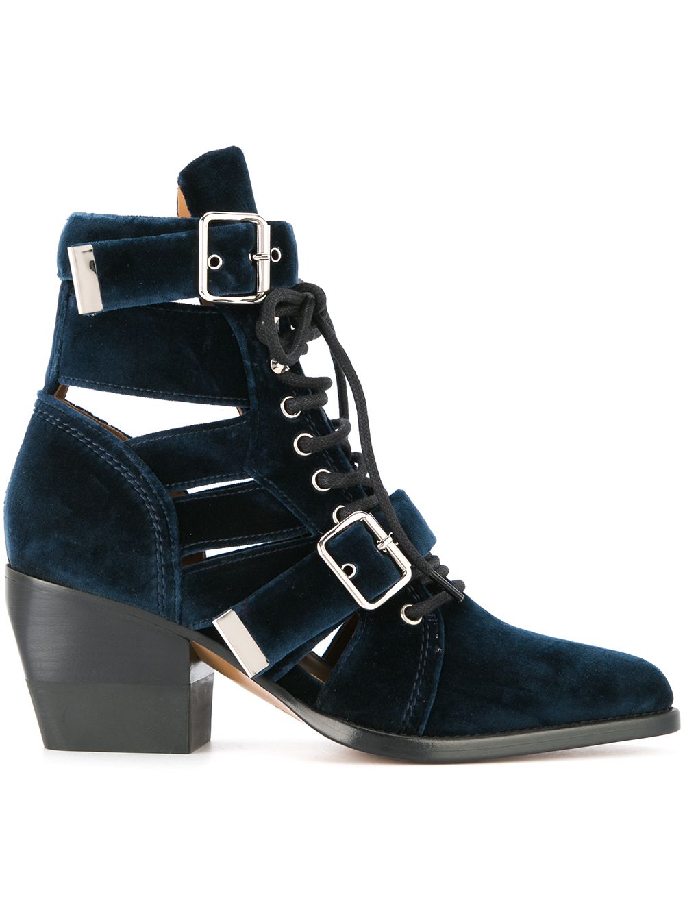 Shop blue Chloé Rylee medium boots with 