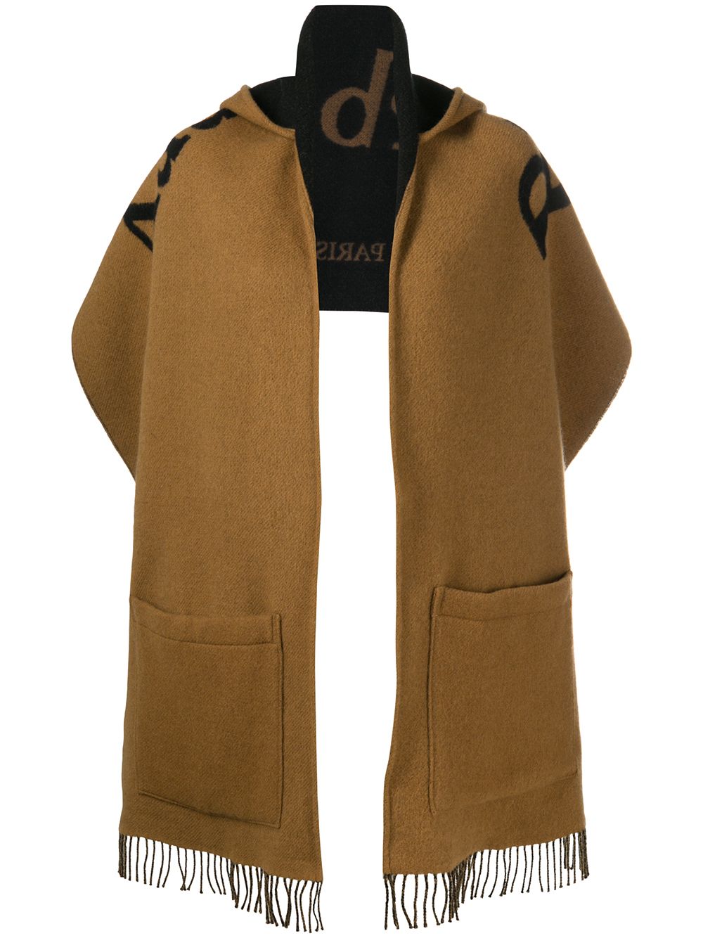 Burberry Archive Logo Wool Cashmere Hooded Scarf - Farfetch