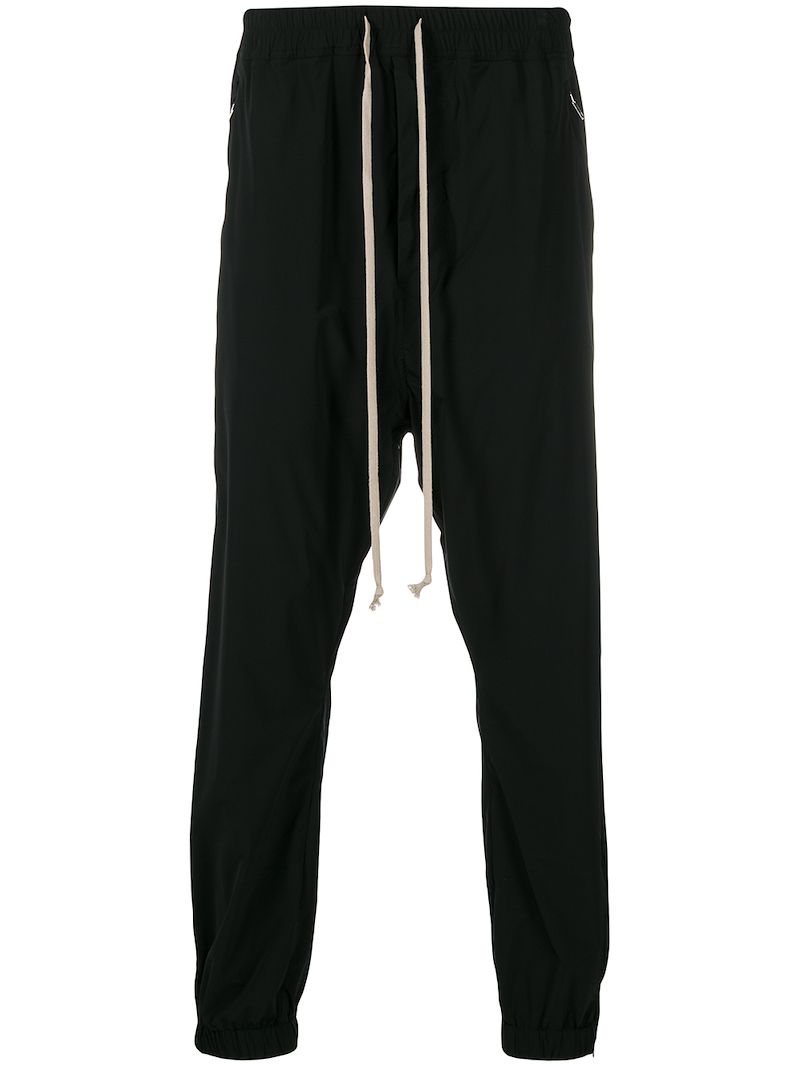 Rick Owens спортивные брюки с заниженным шаговым швом