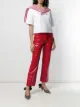 MSGM полосатая футболка