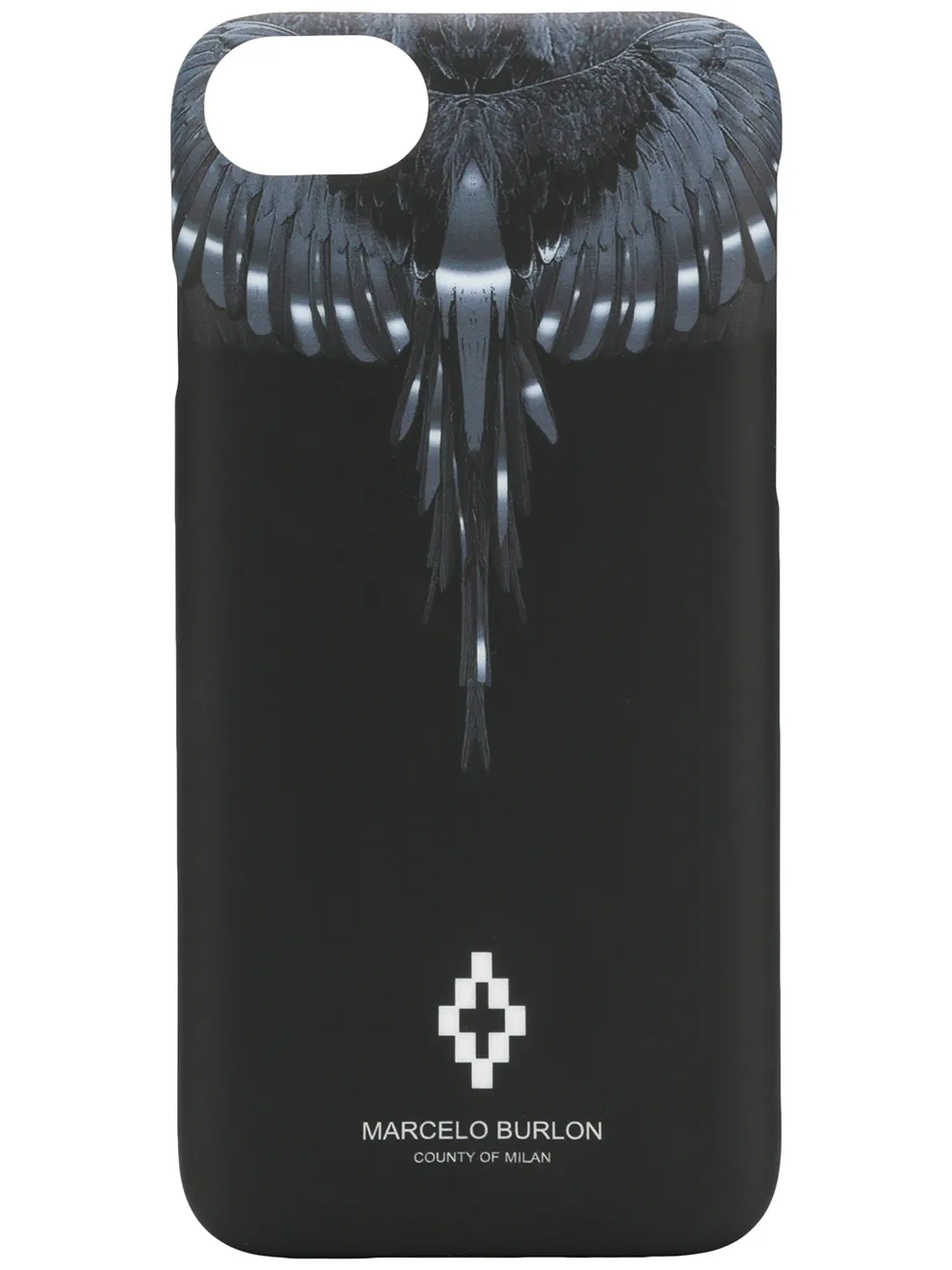 Marcelo Burlon County of Milan funda para iPhone estampada | negro | Image 1