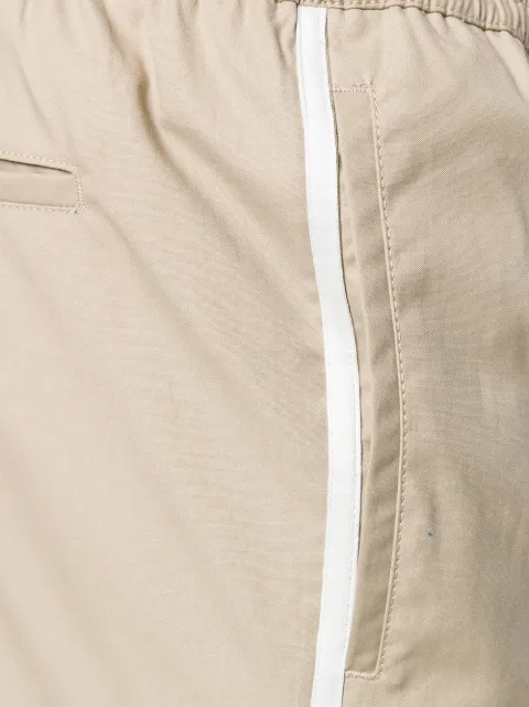 helmut lang striped track pants