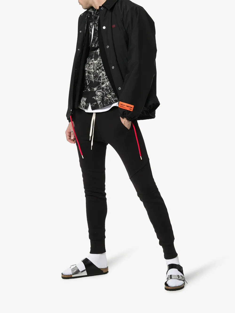 John Elliott Pants JOHN ELLIOTT ESCOBAR DRAWSTRING COTTON SWEAT PANTS