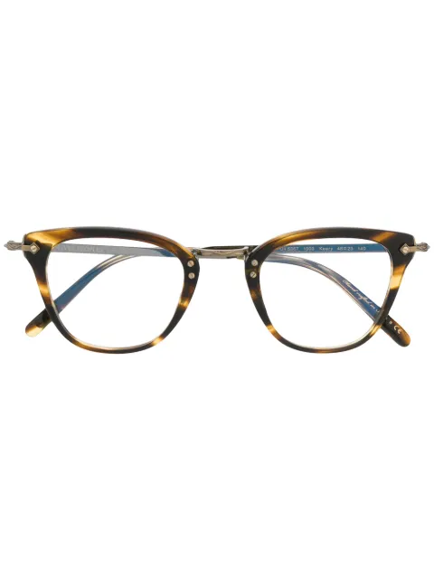 Oliver Peoples Keery Glasses In 棕色