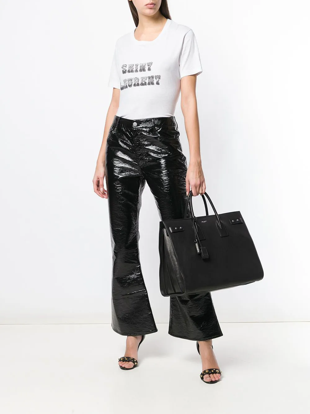 Saint Laurent classic draagtas - Zwart