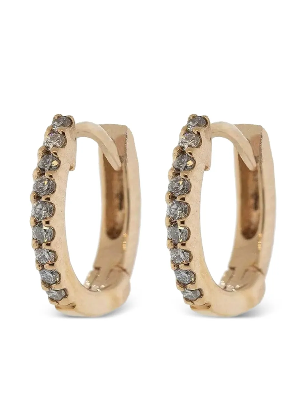 Dana Rebecca Designs 14K rose gold diamond earrings | Pink | Image 1