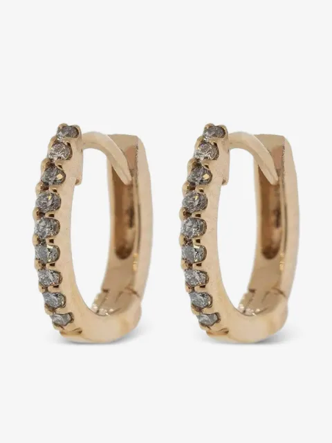 Dana Rebecca Designs 14K rose gold diamond earrings