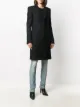 Saint Laurent single breasted mid-length coat