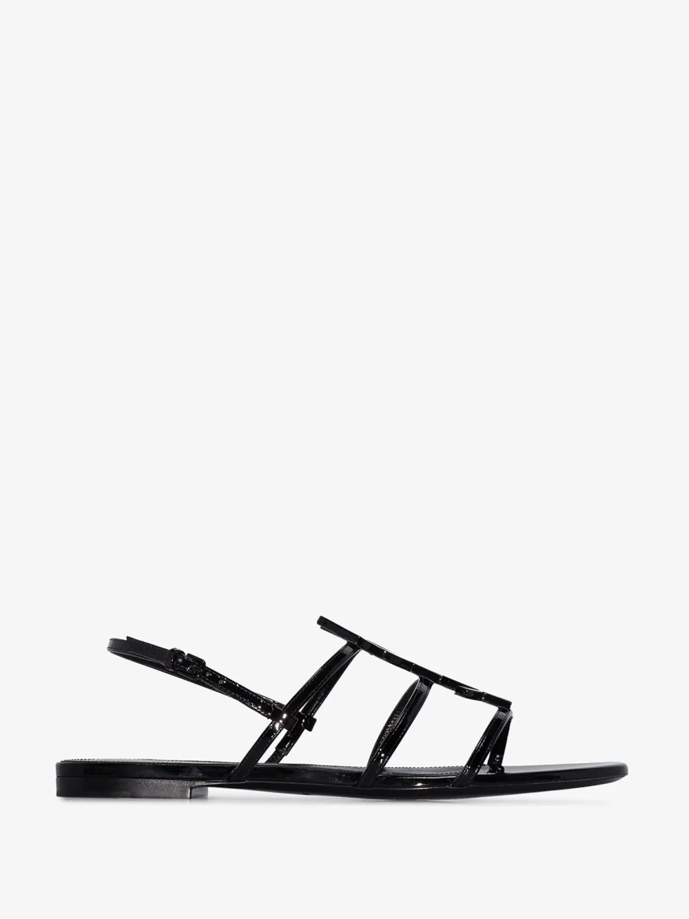 SAINT LAURENT SAINT LAURENT CASSANDRA LOGO SANDALS,5522450NPVV13510807
