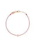 Redline 18kt rose gold and diamond string bracelet