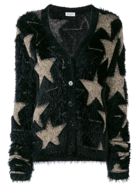 saint laurent star cardigan