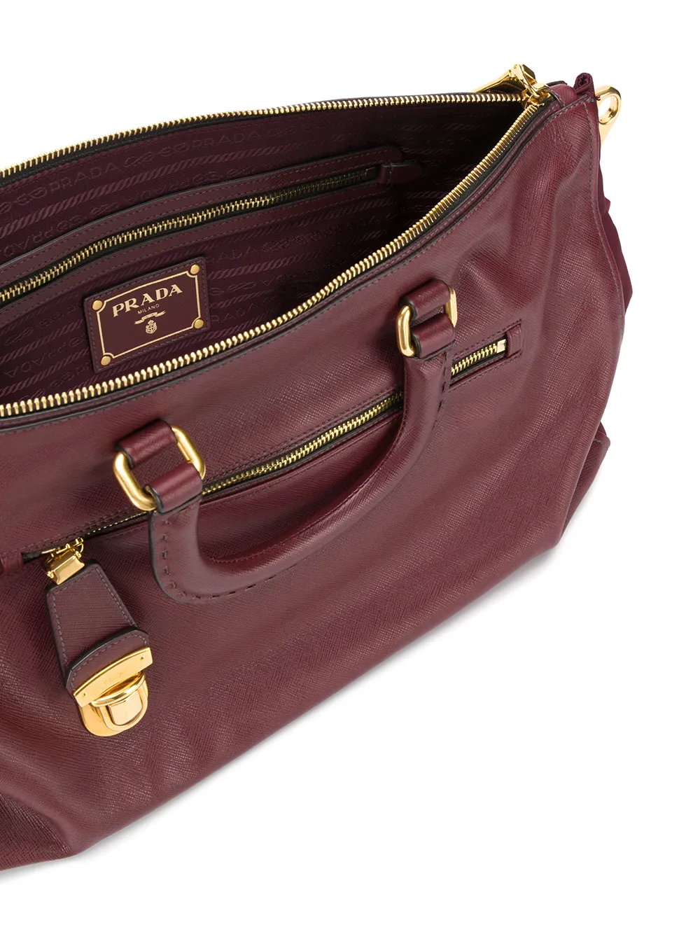 Prada PreOwned Top Handles Tote Bag Farfetch