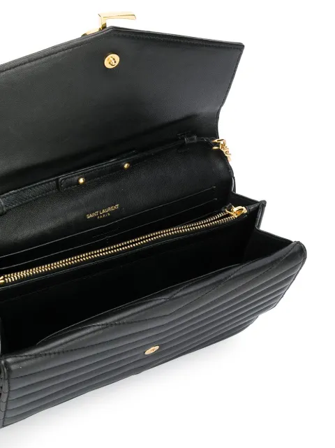 saint laurent sulpice chain wallet