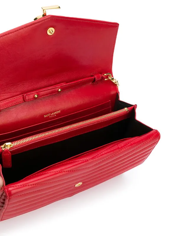 sulpice chain wallet in smooth leather
