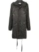 Image 1 of Saint Laurent leopard print hooded parka