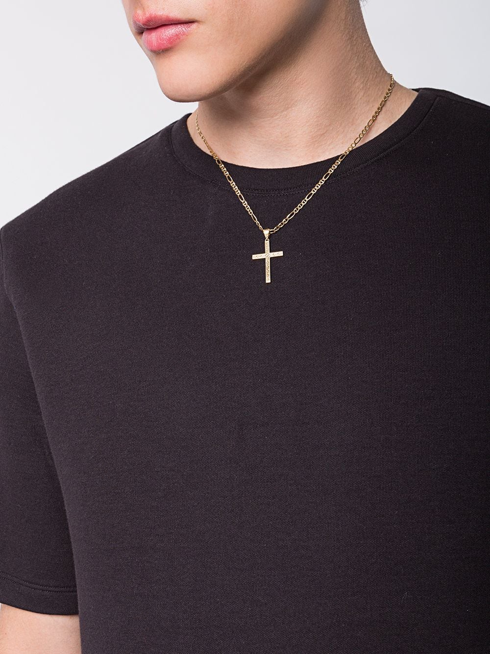 фото John Hardy 18kt yellow gold Jawan cross pendant