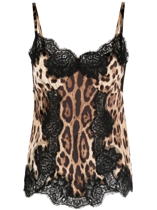 Dolce gabbana leopard top clearance